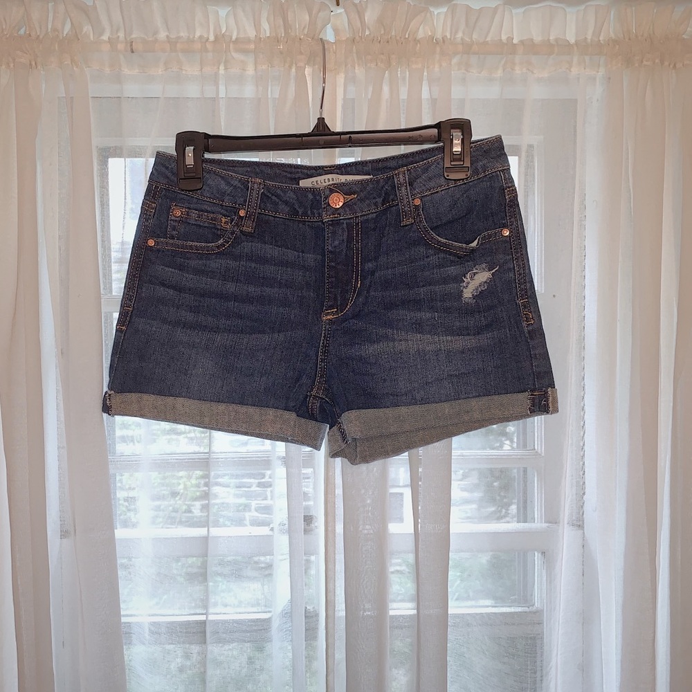 Dark Wash Jean Shorts